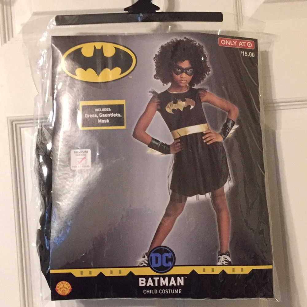 Costume girls Batman size 5-7 m new